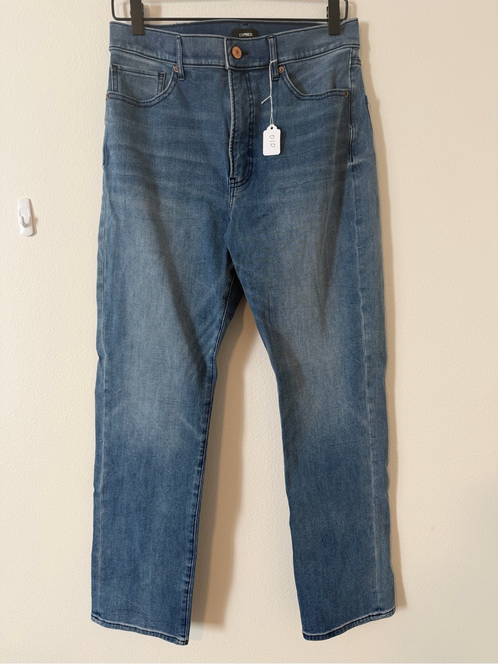 EUC Express Modern Straight Super High Rise Jeans 10R